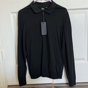 Hugo Boss Luno_p lightweight sweater. Black. Size M.